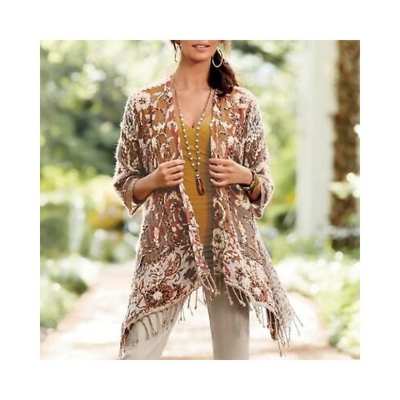Soft Surroundings Sweaters - Soft Surroundings Pasha Pumpkin Cardigan